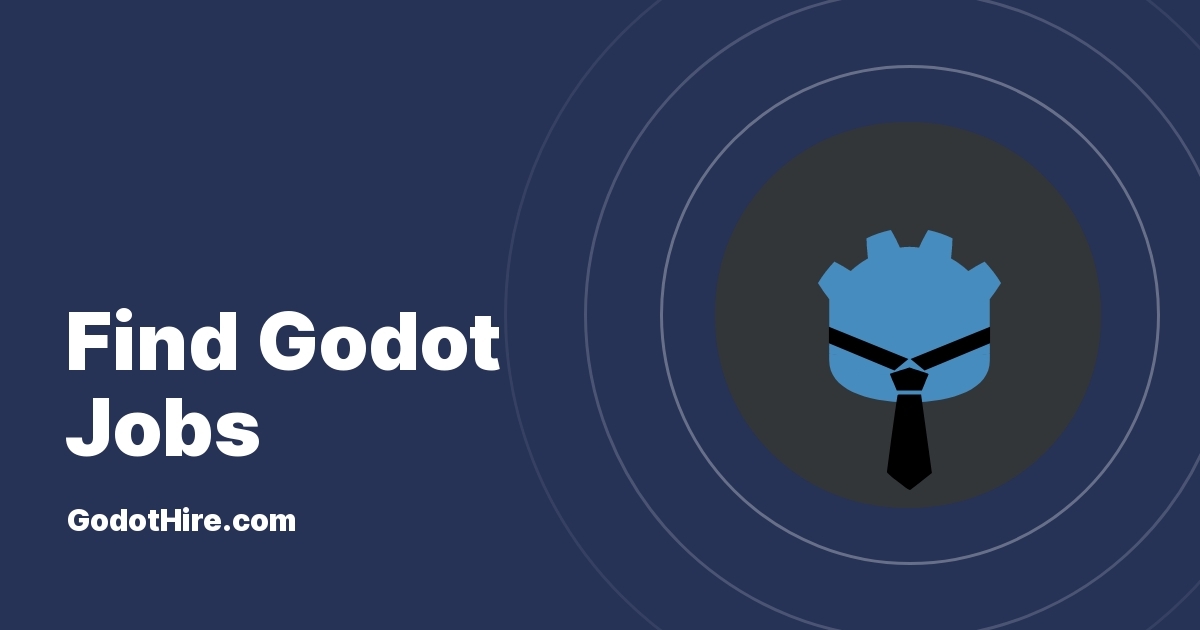 GodotHire - a free job board that only lists paid Godot work
